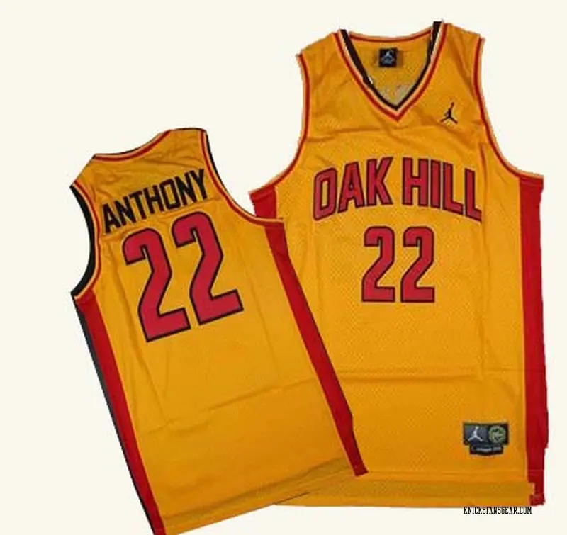 carmelo anthony oak hill jersey