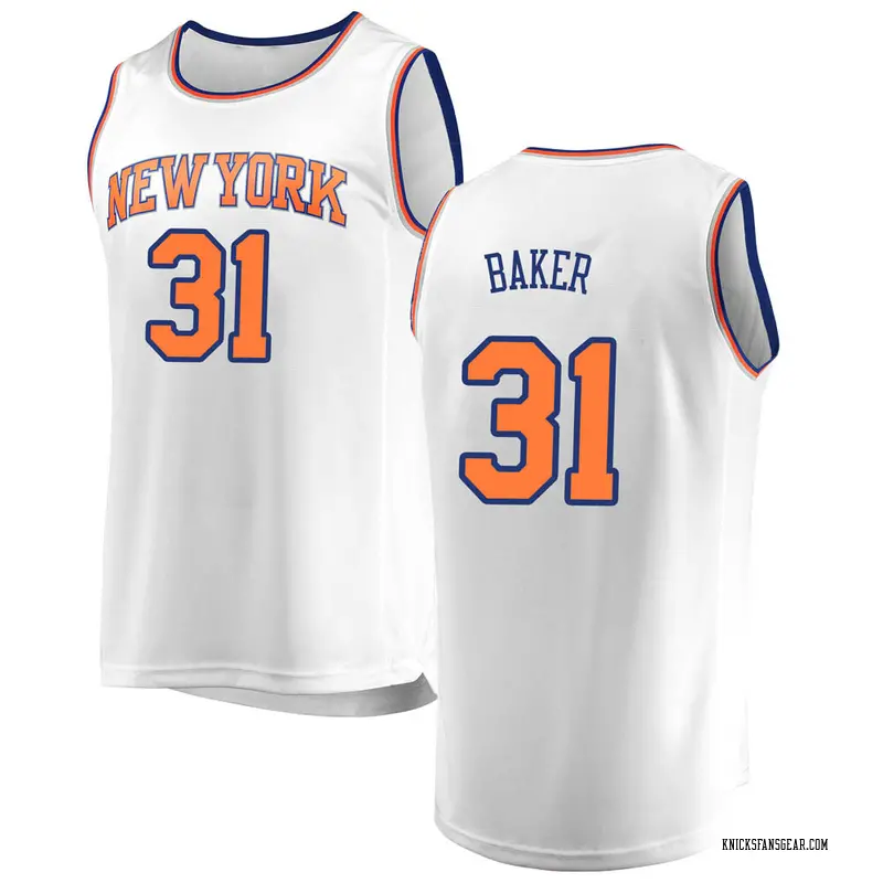 Fanatics Branded New York Knicks Swingman White Ron Baker Fast ...