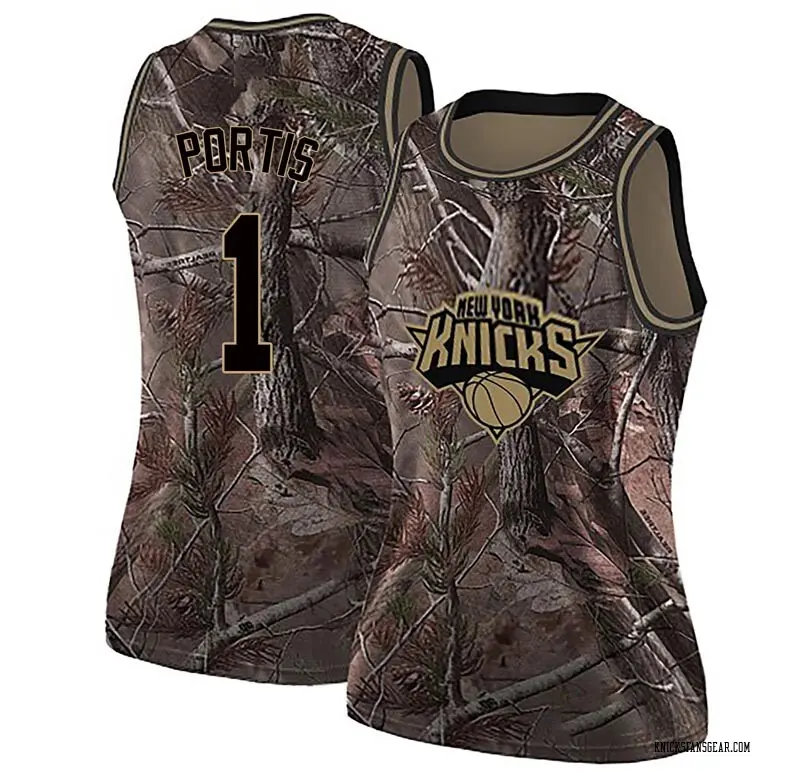 Nike New York Knicks Swingman Camo Bobby Portis Realtree ...