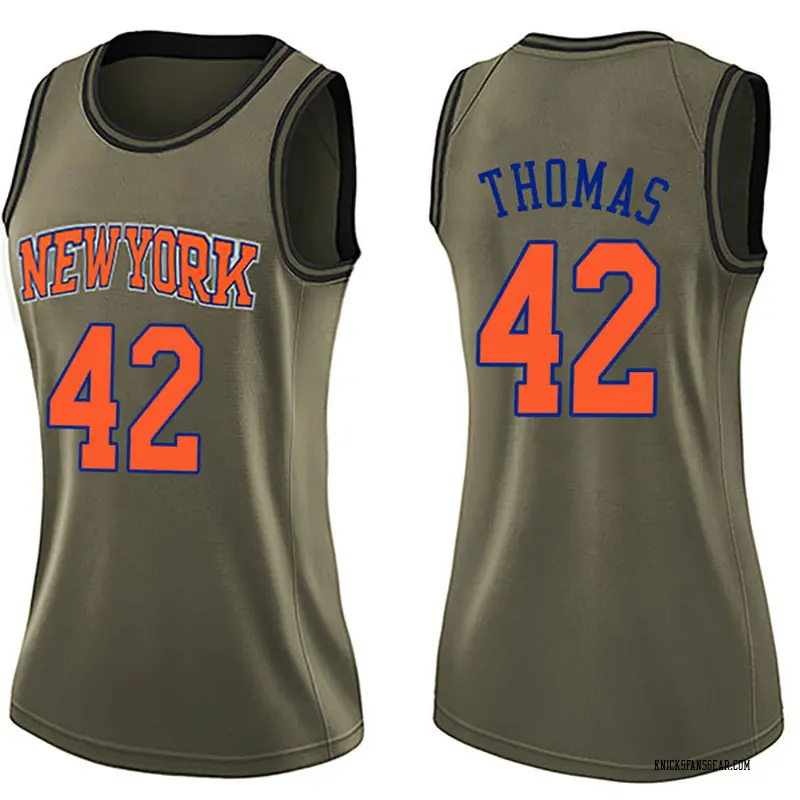Nike New York Knicks Swingman Green Lance Thomas Salute to ...