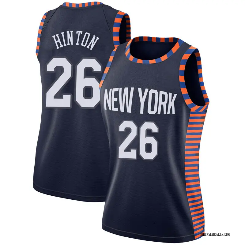 Nike New York Knicks Swingman Navy Amir Hinton 2018/19 ...