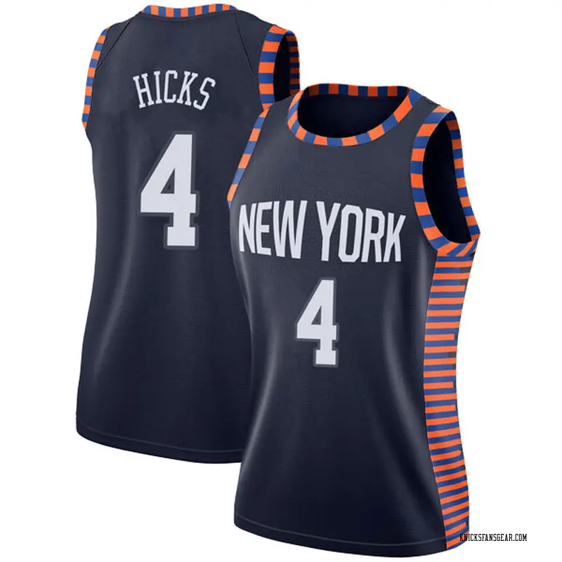 Nike New York Knicks Swingman Navy Isaiah Hicks 2018/19 ...