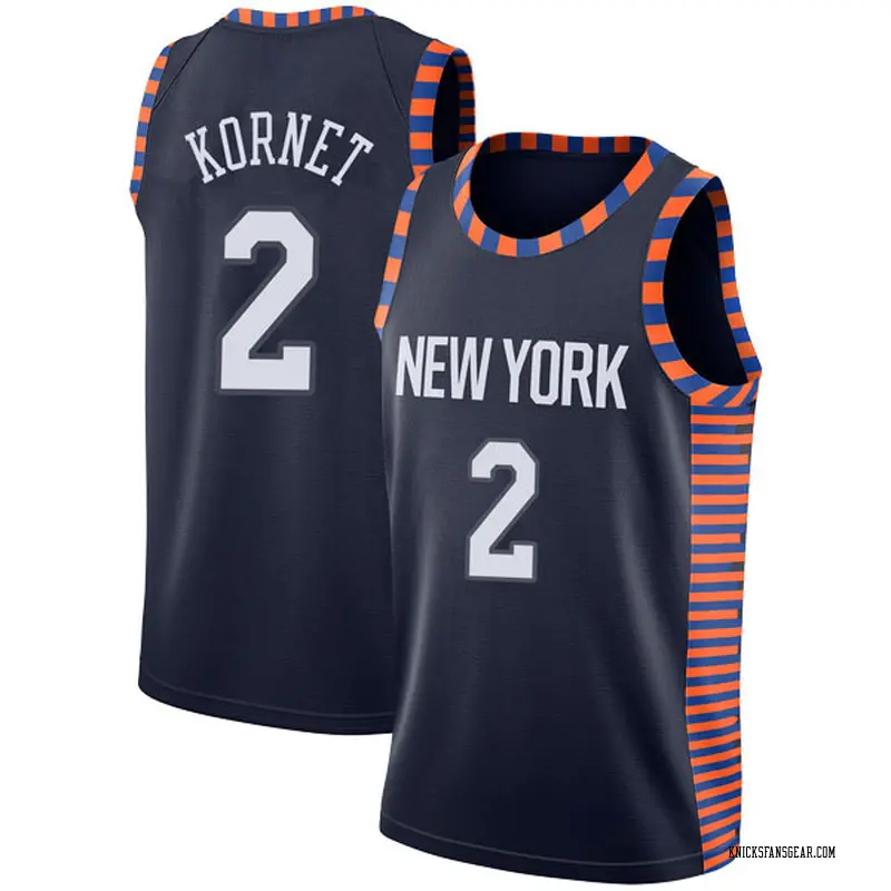 York Knicks Swingman Navy Luke Kornet 
