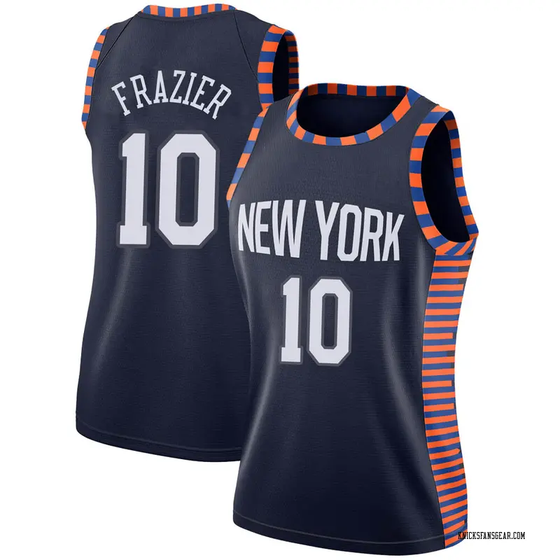 Nike New York Knicks Swingman Navy Walt Frazier 2018/19 Jersey - City Edition - Women's